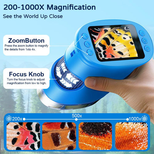 Kids Handheld Digital Microscope